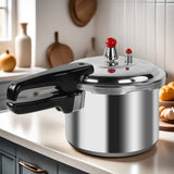 7L Aluminum Pressure Cooker with Dual Handles