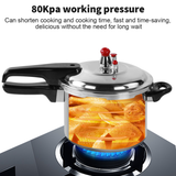 7L Aluminum Pressure Cooker with Dual Handles