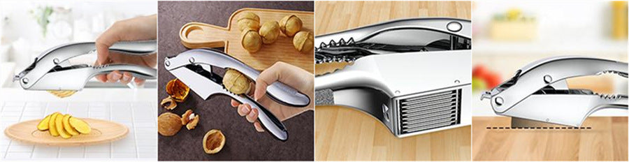 Two-in-One Multifunctional Garlic Press